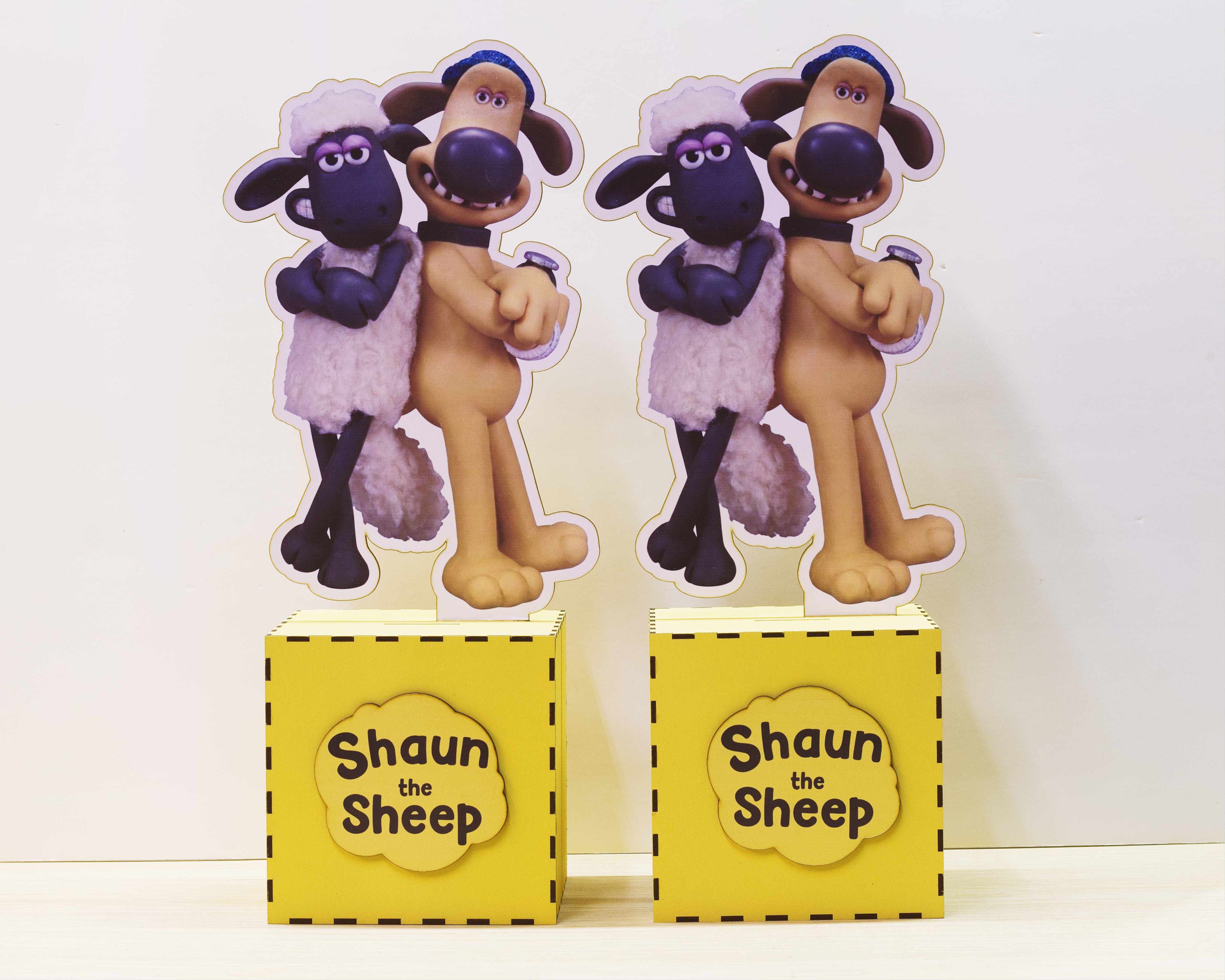 Alcancía Personalizada - Centro de Mesa Oveja Shaun