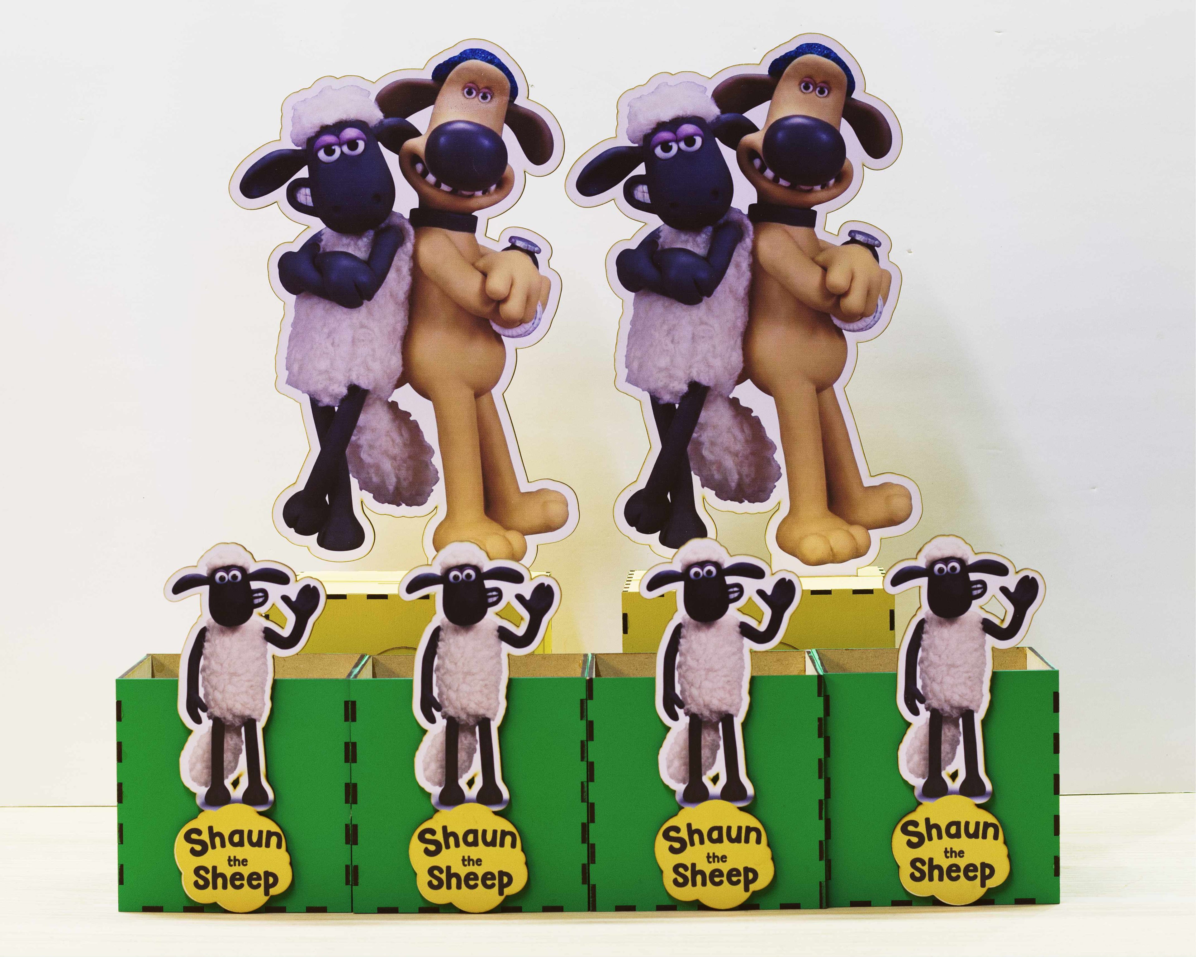Dúo Mágico - Alcancía+ Dulcero - Oveja Shaun Personalizada