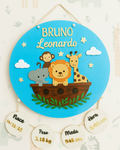 Letrerito Newborn "Arca del Safari"