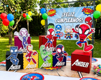 Dúo Mágico - Alcancía+ Dulcero - Spidey Personalizado