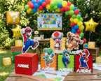 Dúo Mágico - Alcancía+ Dulcero - Mario Personalizado