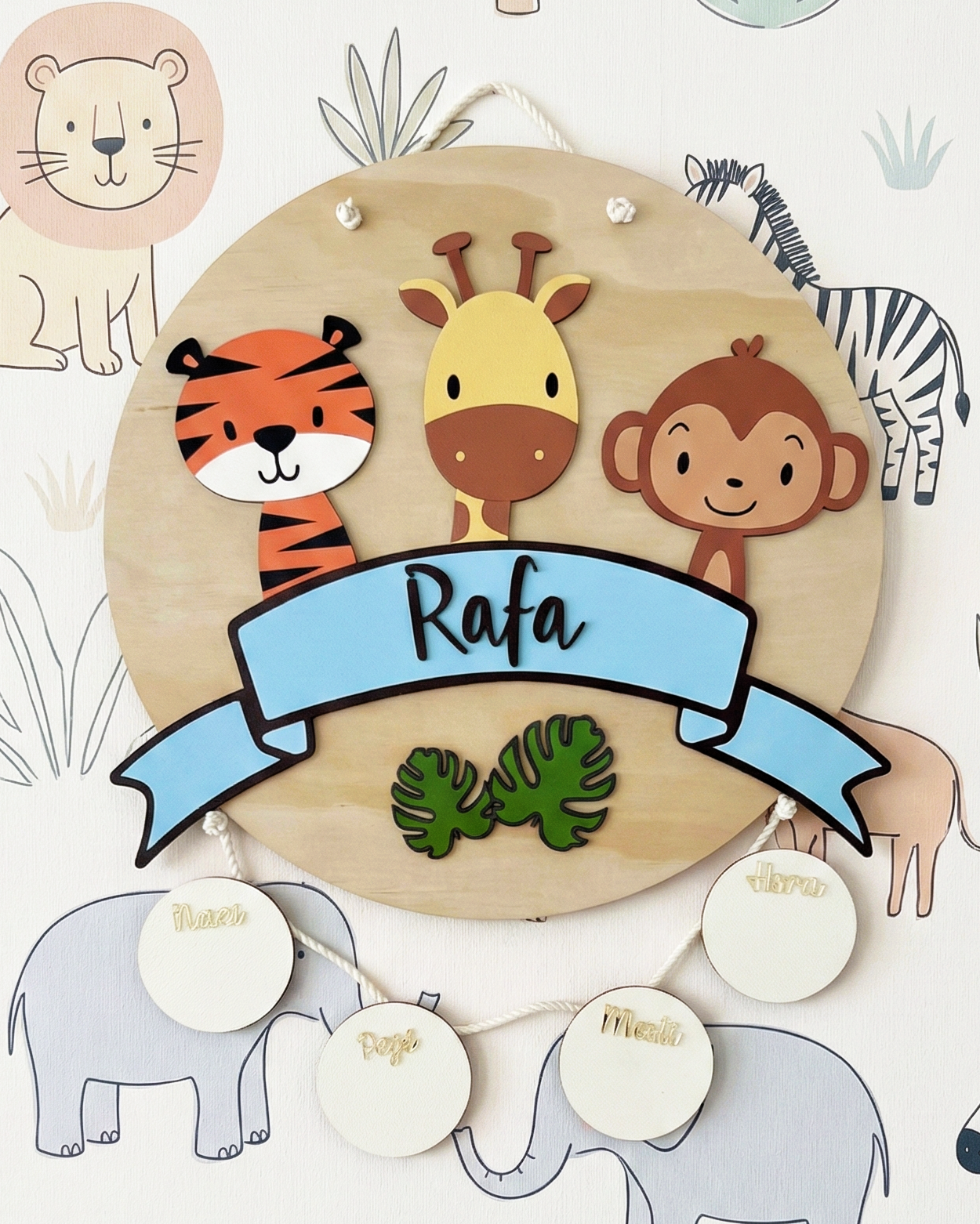 Letrerito Newborn con temática SAFARI_2