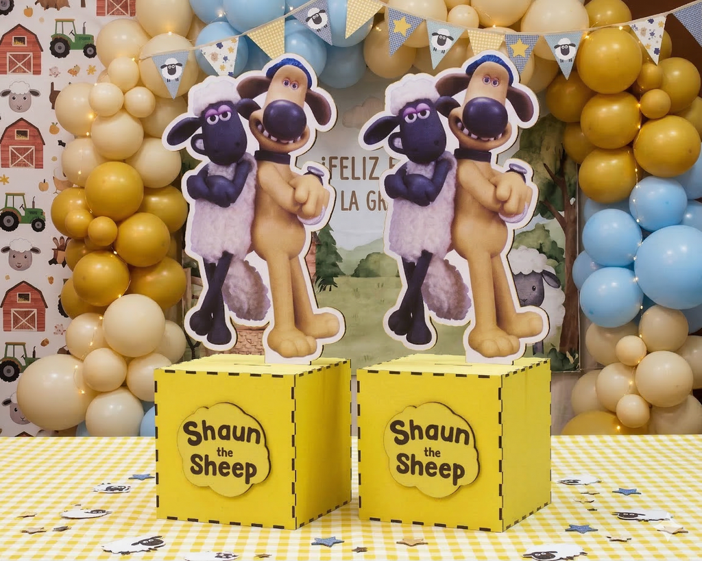 Alcancía Personalizada - Centro de Mesa Oveja Shaun