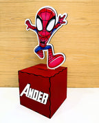Alcancía Personalizada - Centro de Mesa SPIDERMAN