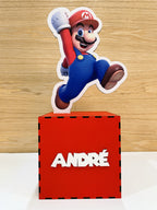 Alcancía Personalizada - Centro de Mesa MARIO