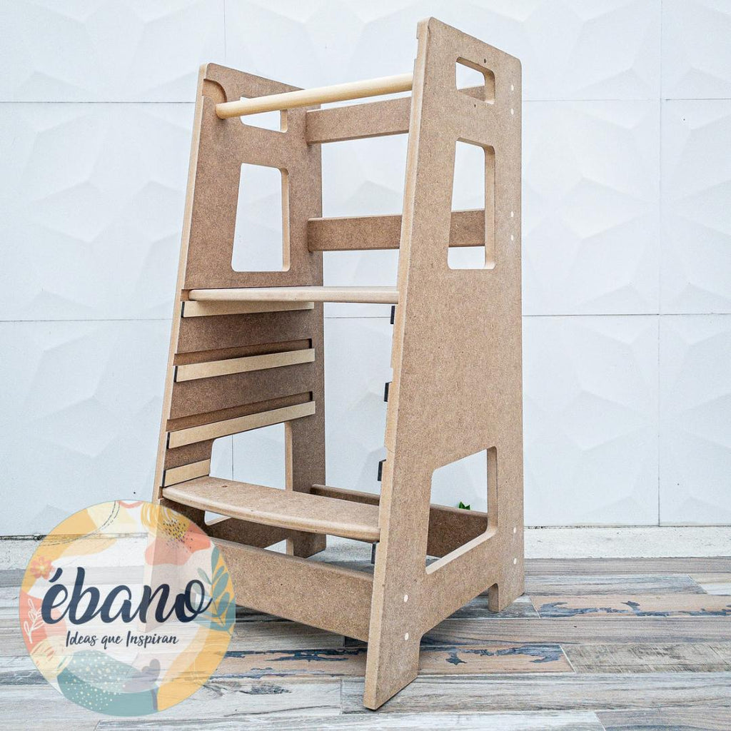 Torre de Aprendizaje Montessori - Autonomía y Seguridad