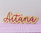 Nube de Madera Personalizada con Nombre