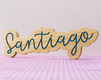 Nube de Madera Personalizada con Nombre
